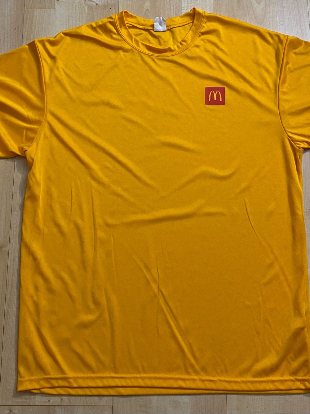 McDonald's Yellow Logo Tee — Men's Large Short Sleeve Shirt